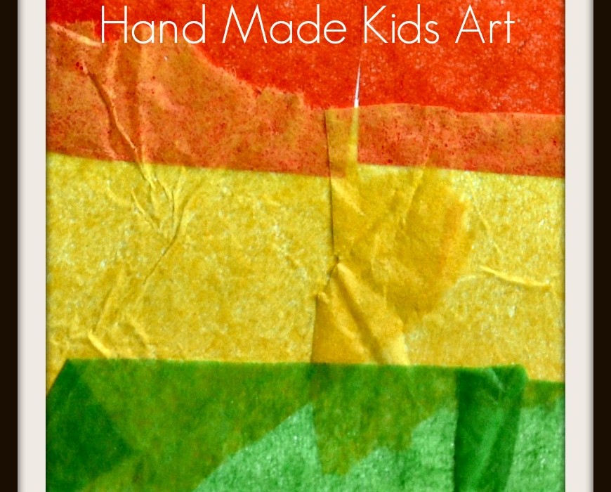 Rainbow Art quick art project