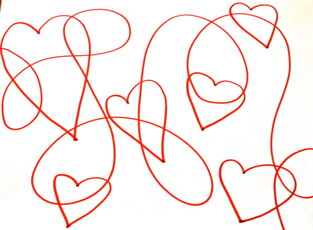 Valentine Heart Drawing