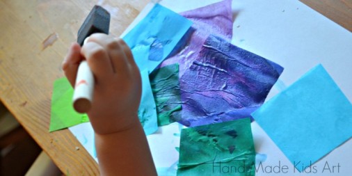 Sun-Filled Tissue Paper Collage - Innovation Kids Lab