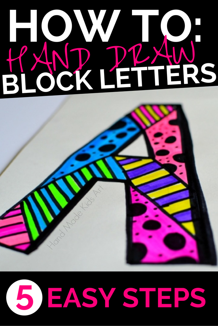 How To Block Letters Draw