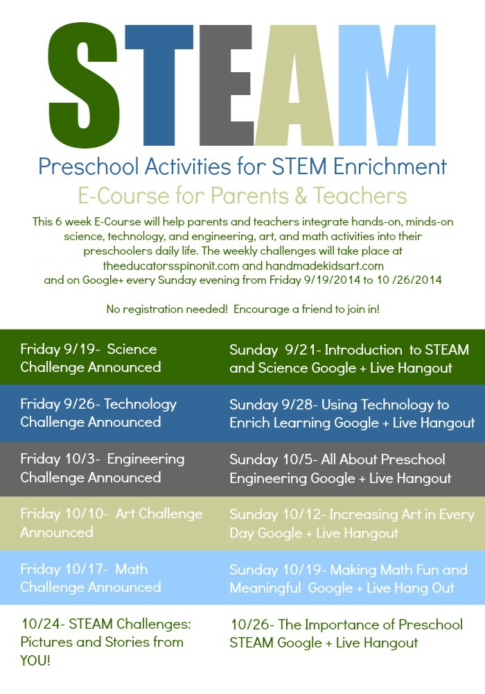 STEAM: Preschool Activities for STEM Enrichment
