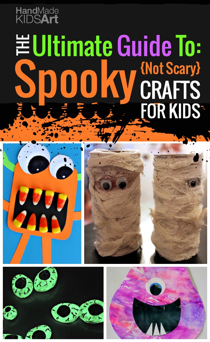39 Spooky Halloween Crafts for Kids {Easy to Make!}