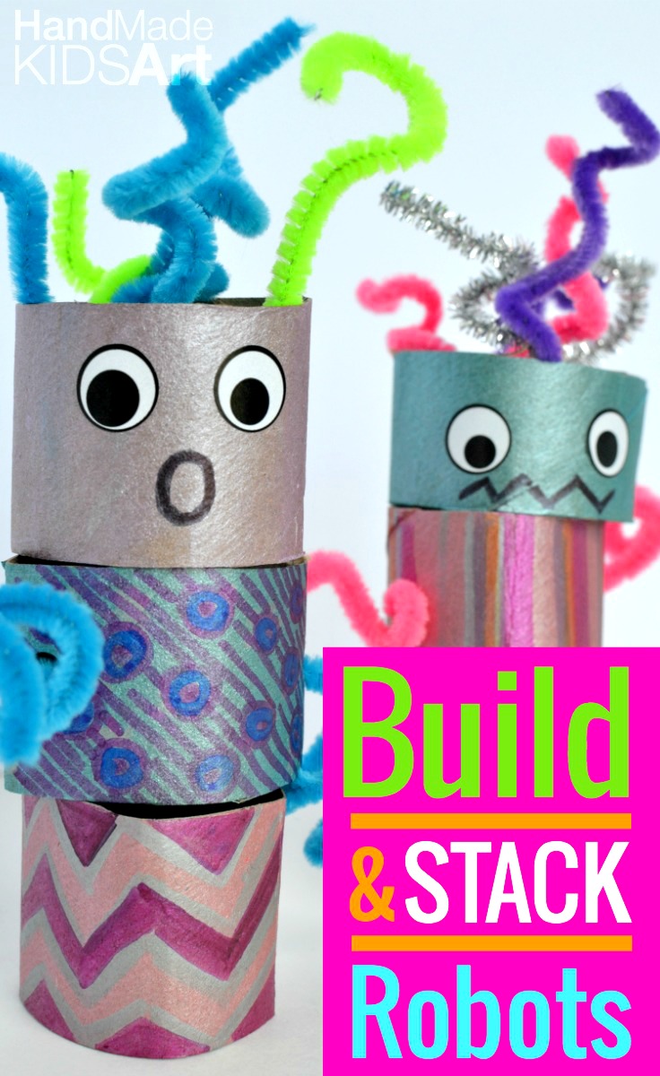 Paper Robots  Crafts, Paper robot, Arts and crafts for kids