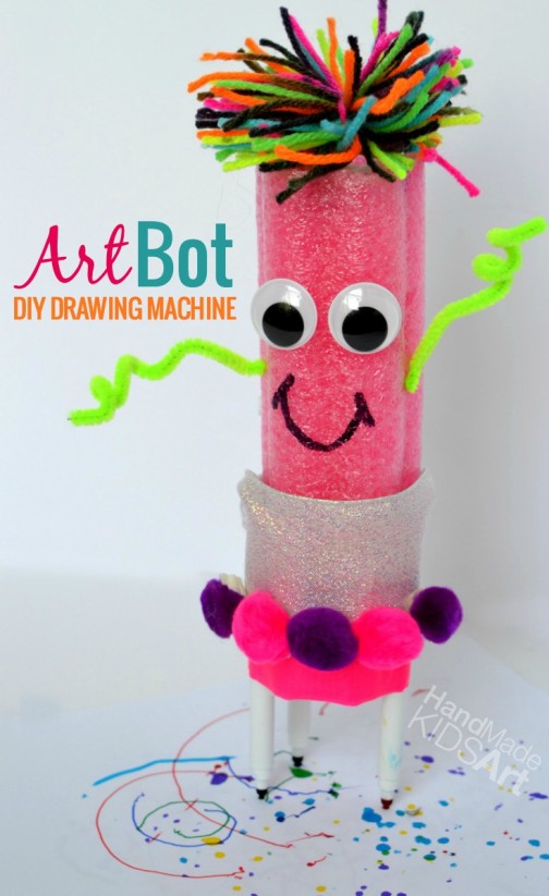 DIY Art Bot: Easy Art Project For Kids - Innovation Kids Lab