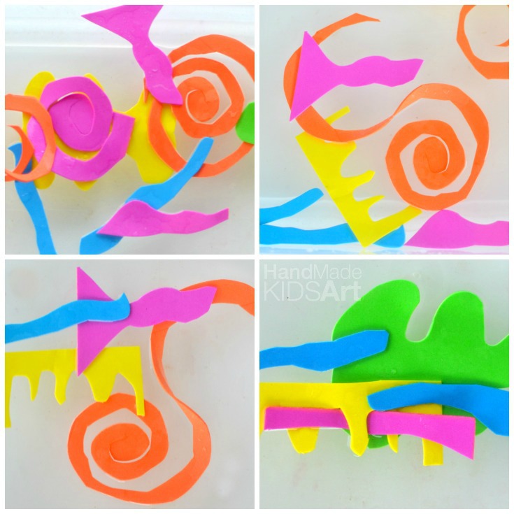 Creative Kids Sensory Water Play inspired by Henri Matisse