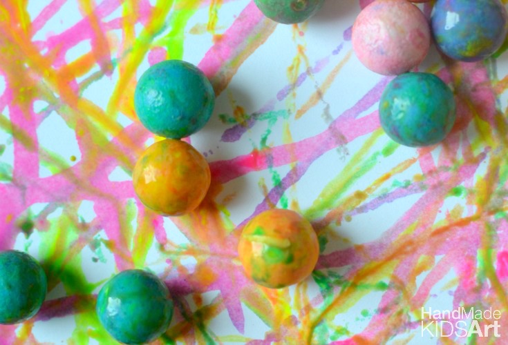 Action Painting with Gumballs