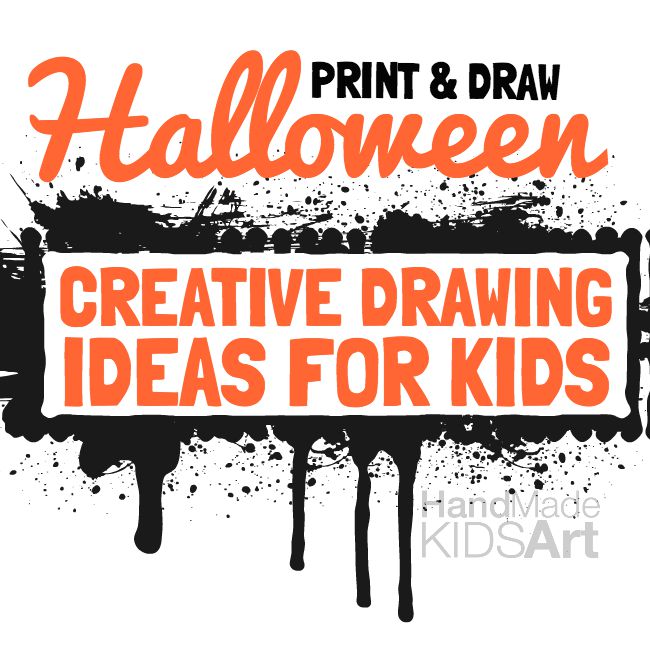 Halloween Creative Drawing Ideas for Kids