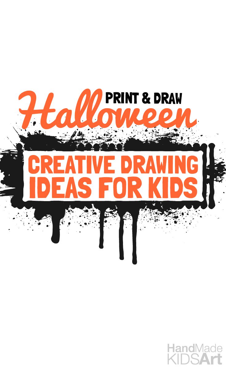 Halloween Creative Drawing Ideas for Kids