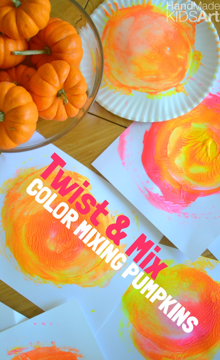 color mix pumpkins pin text