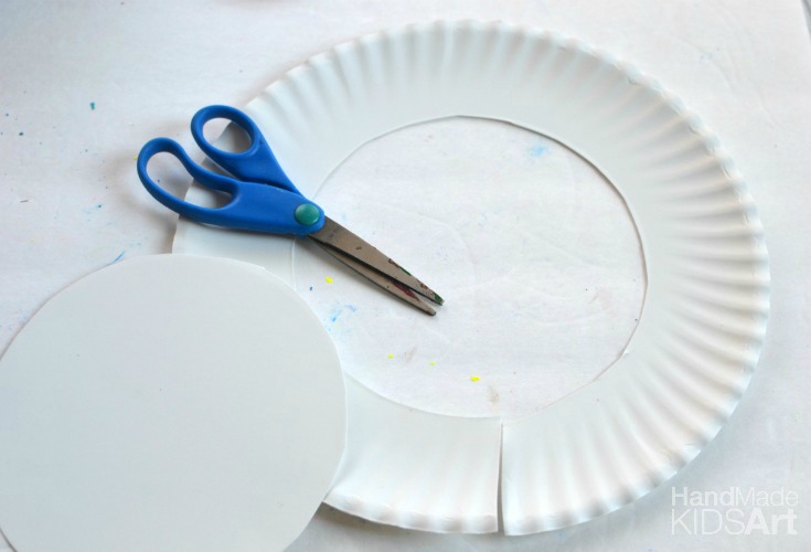 paper wreath paper plate