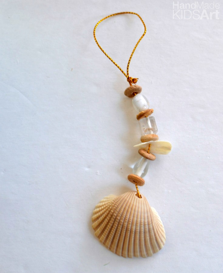 shell ornament white