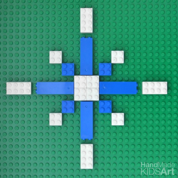 10 steam activities lego snowflake