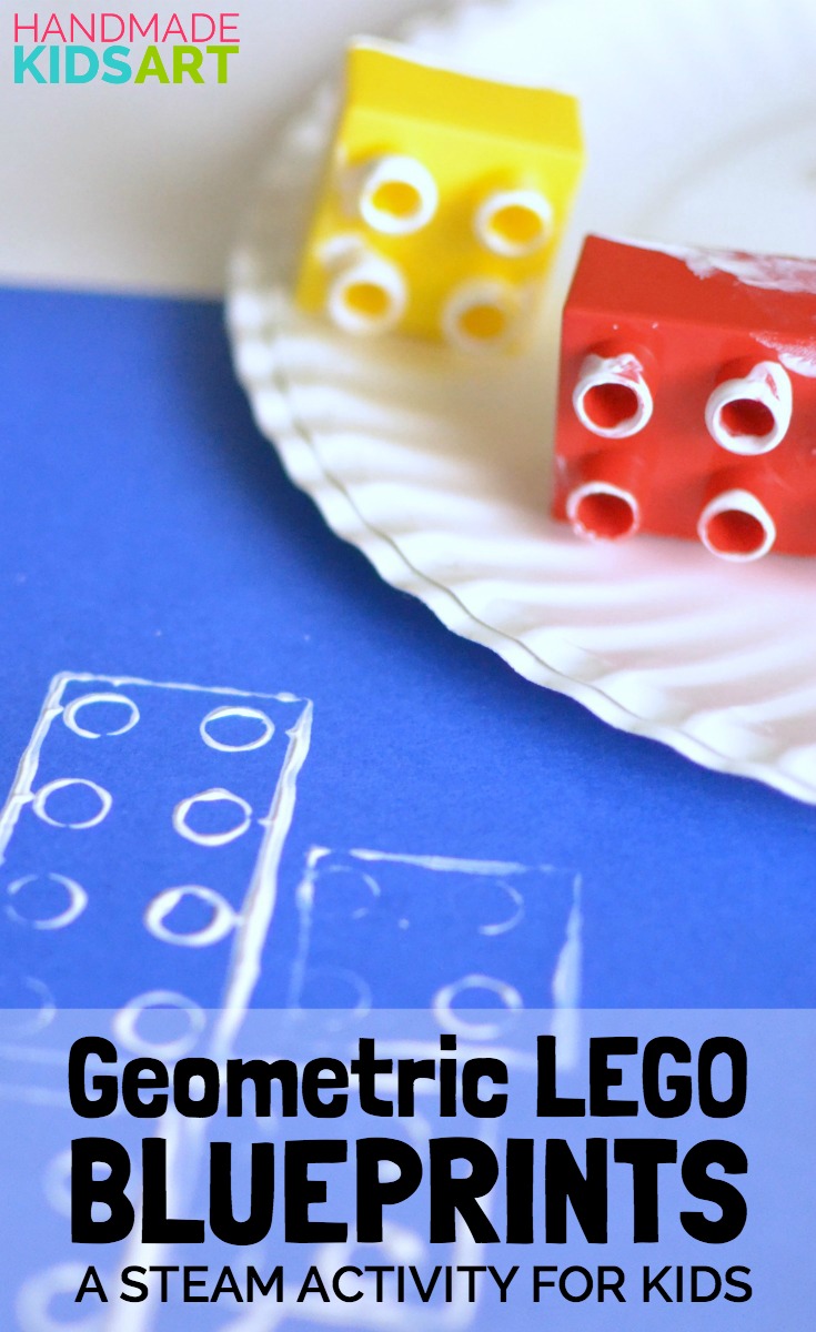 Geometric LEGO Blueprints: A STEAM activity for Kids