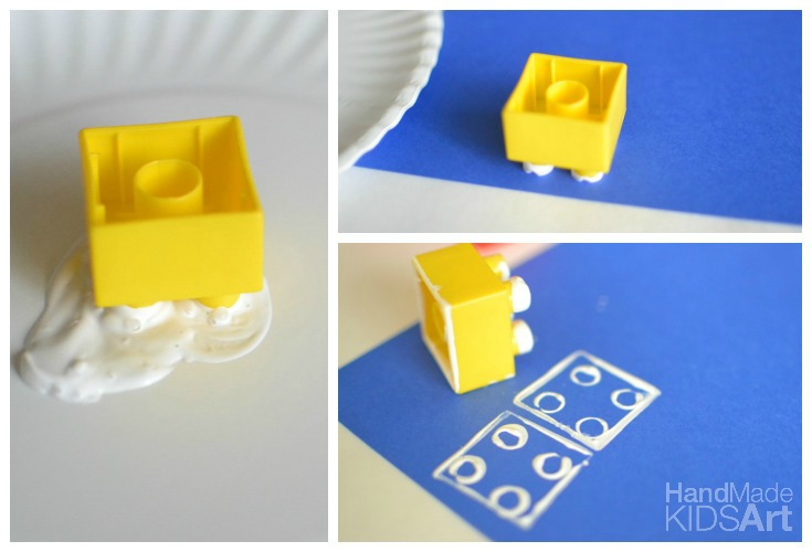 Geometric LEGO Blueprints: A STEAM activity for Kids