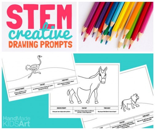 Print and Draw STEAM Drawing Ideas for Kids - Innovation Kids Lab