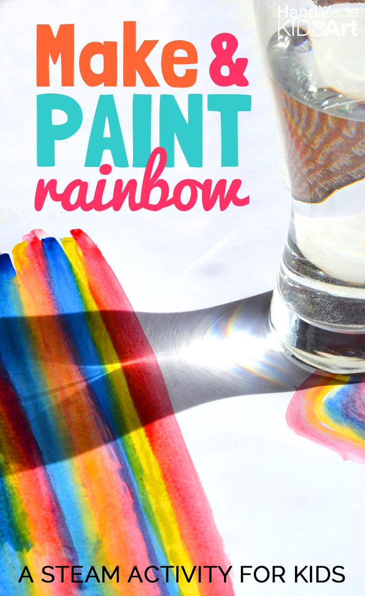 DIY Kids Rainbow Paint Set, Paint Your Own Rainbow, Quarantine