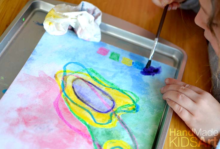 Evaporation Art A Preschool STEAM Activity