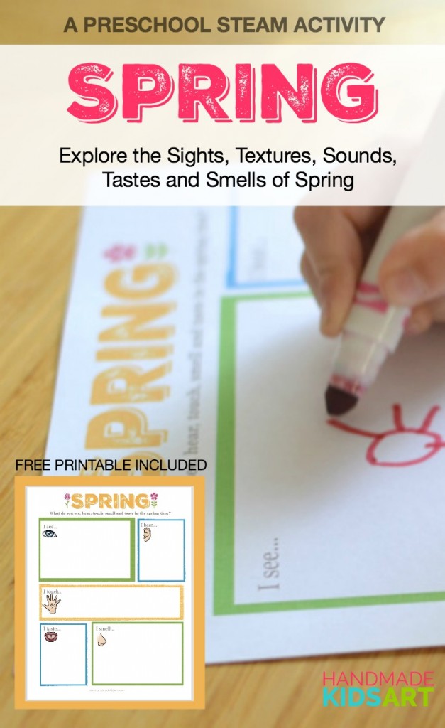 Explore Spring Time Using Your 5 Senses - Innovation Kids Lab