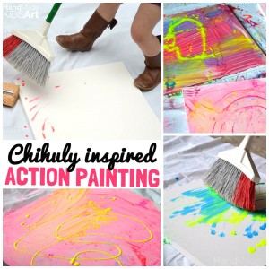 Dale Chihuly Action Painting For Kids - Innovation Kids Lab