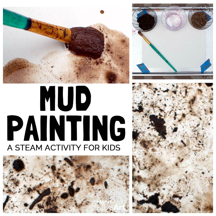 Toddler Art Mud Painting Activity - Twin Mom Refreshed