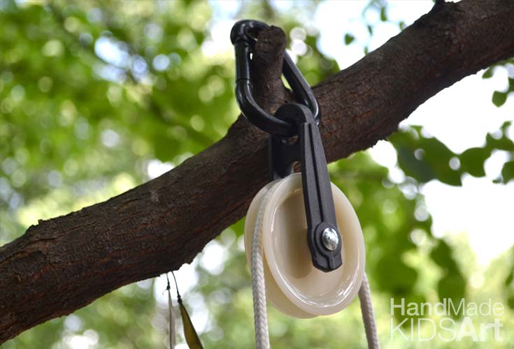 Backyard Pulley Engineering for Kids