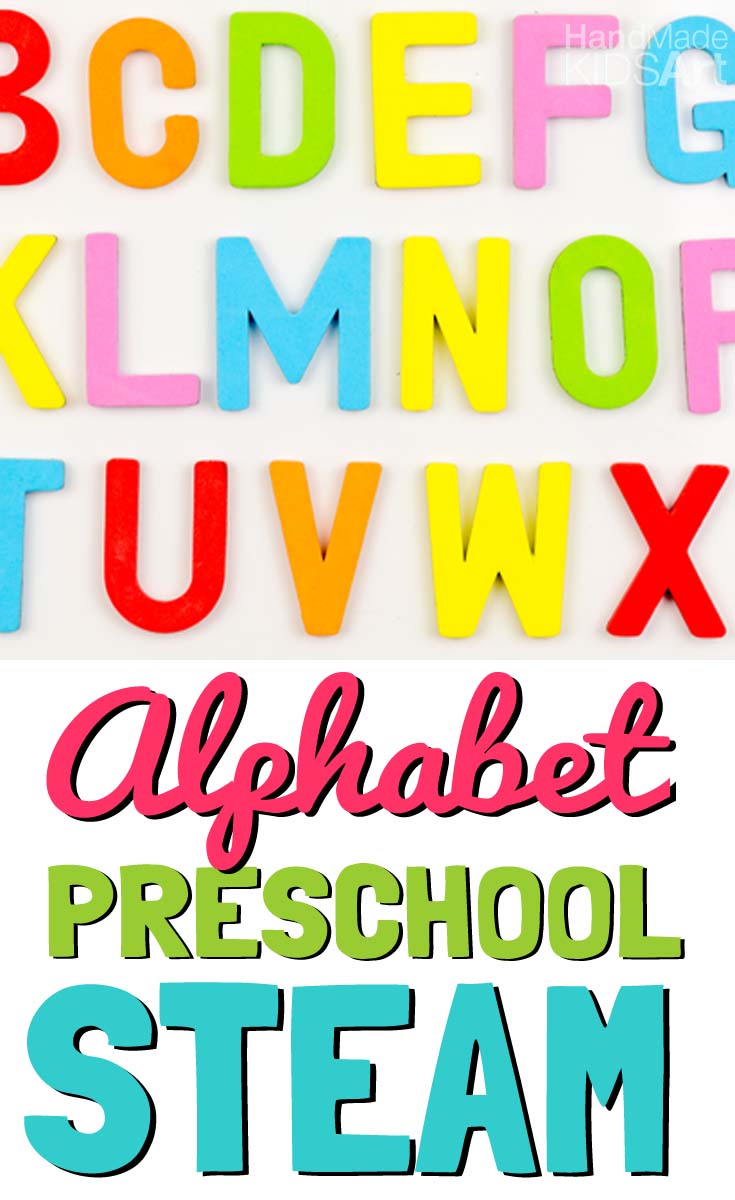 alphabet preschool steam pin