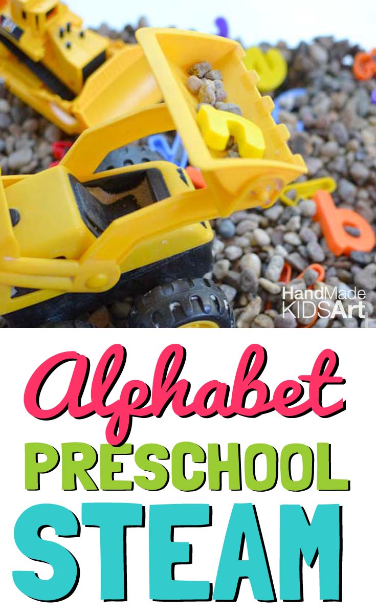 Sensory activities for preschoolers with the alphpabet