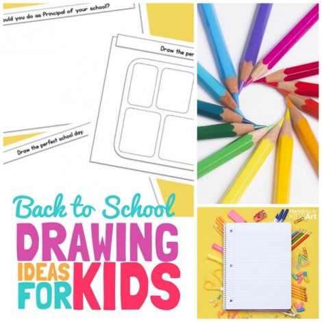 7 Creative Back to School Drawing Ideas for Kids - Innovation Kids Lab