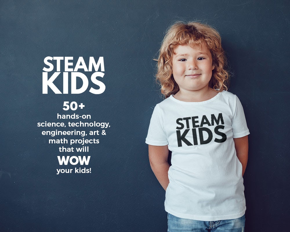 STEAM Kids Model with Title