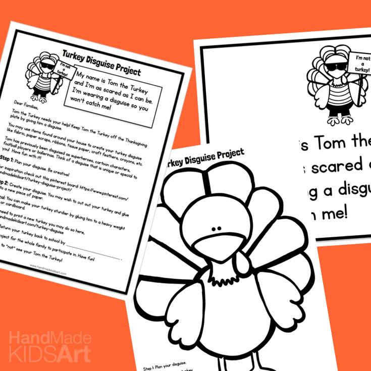 disguise a turkey template printable